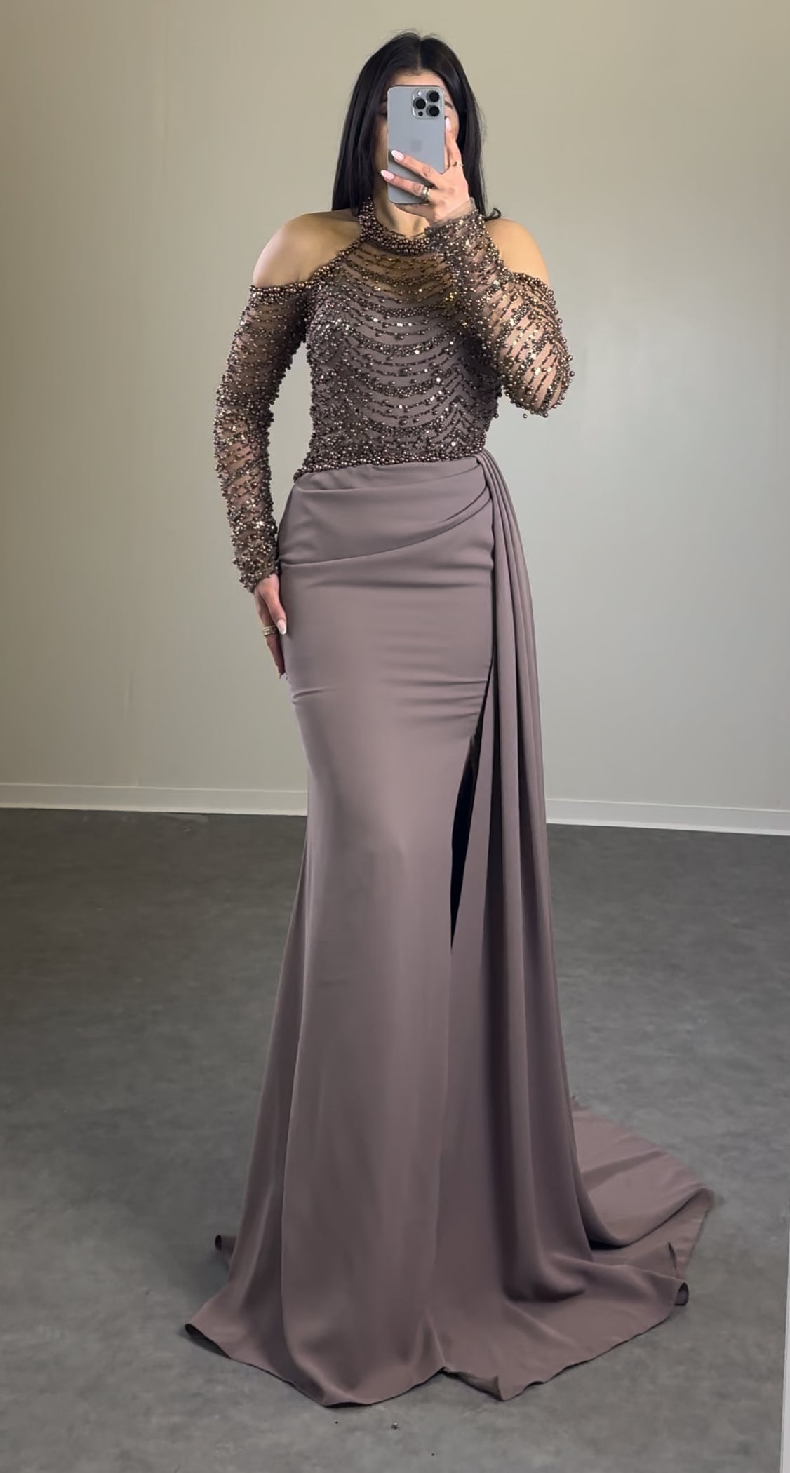 Halterneck Maxikleid
