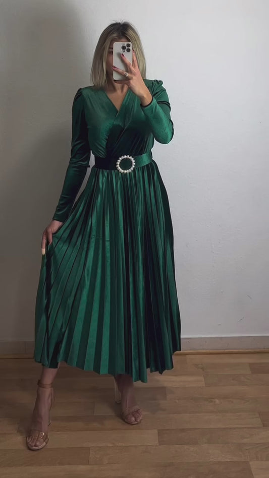Midi Samtkleid