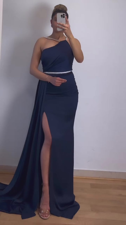Trägerkleid mit Glitzerdetails