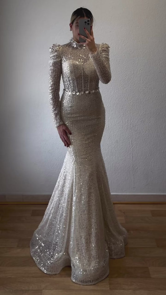 Verziertes Maxikleid