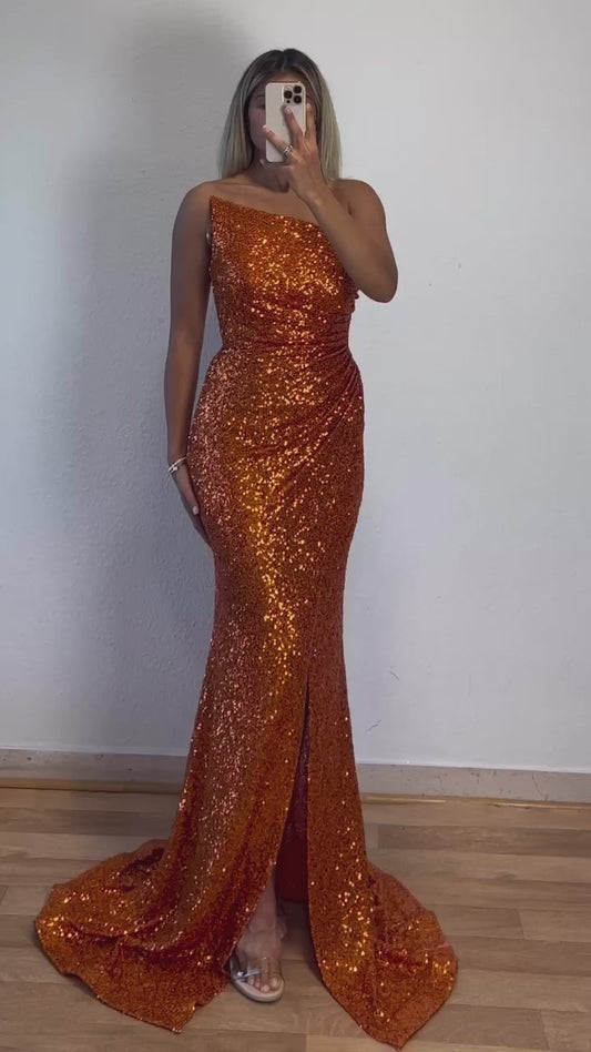 Trägerloses Maxikleid