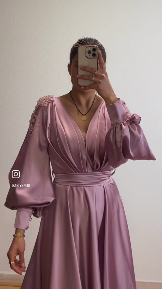 Midikleid in A-Linie